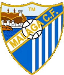 1997-1997 Malaga Espagne FootBall Club Europe Logo Sports 