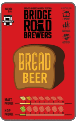 Bread Beer-Bread Beer BRB - Bridge Road Brewers Australie Bières Boissons 