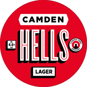 Hells Lager-Hells Lager Camden Town UK Bier Getränke 