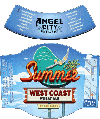 Summer - West coast wheat ale-Summer - West coast wheat ale Angel City Brewery USA Cervezas Bebidas 