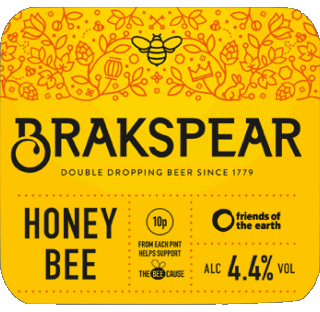 Honey Bee-Honey Bee Brakspear UK Beers Drinks 