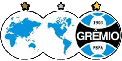 1983-1983 Grêmio  Porto Alegrense Brazil Soccer Club America Logo Sports 