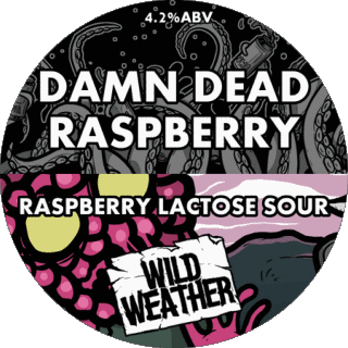 Damn Dead Raspberry-Damn Dead Raspberry Wild Weather UK Cervezas Bebidas 