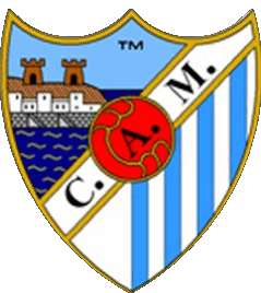 1987-1987 Malaga Spain Soccer Club Europa Logo Sports 