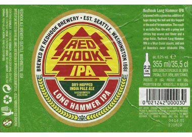 Long Hammer IPA-Long Hammer IPA Red Hook USA Bier Getränke 
