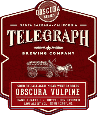 Obscura Vulpine-Obscura Vulpine Telegraph Brewing USA Cervezas Bebidas 