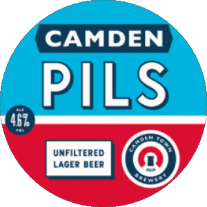 Pils unfiltered lager-Pils unfiltered lager Camden Town UK Bier Getränke 