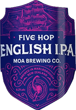 Five hop English IPA-Five hop English IPA Moa New Zealand Beers Drinks 
