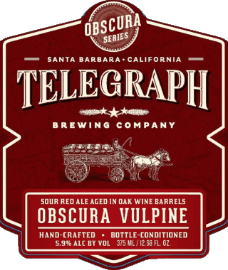 Obscura Vulpine-Obscura Vulpine Telegraph Brewing USA Cervezas Bebidas 