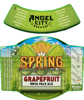 Spring - Grapefriut indian pale ale-Spring - Grapefriut indian pale ale Angel City Brewery USA Cervezas Bebidas 