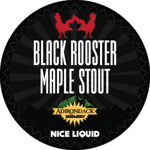 Black rooster maple stout-Black rooster maple stout Adirondack USA Bières Boissons 