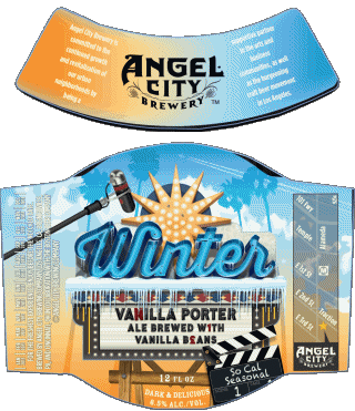 Winter - Vanilla porter-Winter - Vanilla porter Angel City Brewery USA Birre Bevande 