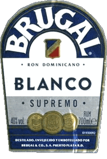 Blanco-Blanco Brugal Ron Bebidas 