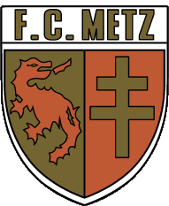 1967-1967 Metz FC 57 - Moselle Grand Est FootBall Club France Logo Sports 