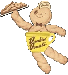 1956-1956 Dunkin Donuts Fast Food - Ristorante - Pizza Cibo 