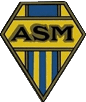 1930 - 1970-1930 - 1970 Clermont Auvergne ASM Francia Rugby - Clubes - Logotipo Deportes 