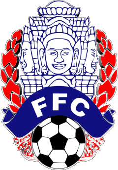Logo-Logo Cambodge Asie FootBall Equipes Nationales - Ligues - Fédération Sports 