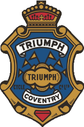 1922-1922 Logo Triumph MOTOCICLI Trasporto 