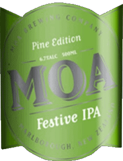 Festive IPA-Festive IPA Moa Nueva Zelanda Cervezas Bebidas 