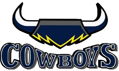 1995-1995 North Queensland Cowboys Australia Rugby - Club - Logo Sportivo 