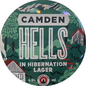 Hells in hibernation Lager-Hells in hibernation Lager Camden Town Royaume Uni Bières Boissons 