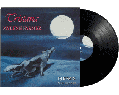 Maxi 45t Tristana-Maxi 45t Tristana Mylene Farmer Francia Música Multimedia 