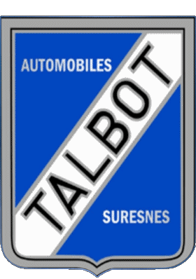 1954 - 1958-1954 - 1958 Logo Talbot Coches - Viejo Transporte 