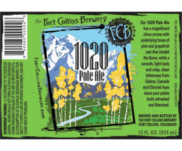 1020 Pale ale-1020 Pale ale FCB - Fort Collins Brewery USA Birre Bevande 