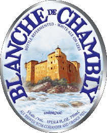 Blanche de Chambly-Blanche de Chambly Unibroue Canadá Cervezas Bebidas 