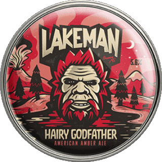 Hairy Godfather-Hairy Godfather Lakeman Neuseeland Bier Getränke 