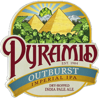 Outburst imperial IPA-Outburst imperial IPA Pyramid USA Beers Drinks 