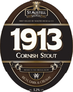 1913-1913 St Austell UK Beers Drinks 