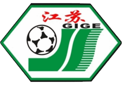 1996-1996 Jiangsu Football Club Cina Cacio Club Asia Logo Sportivo 