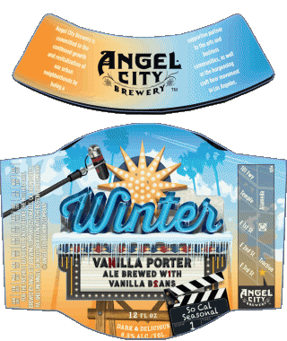 Winter - Vanilla porter-Winter - Vanilla porter Angel City Brewery USA Bières Boissons 