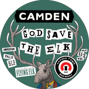 God save the elk-God save the elk Camden Town Royaume Uni Bières Boissons 