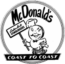 1953-1953 MC Donald's Fast Food - Ristorante - Pizza Cibo 
