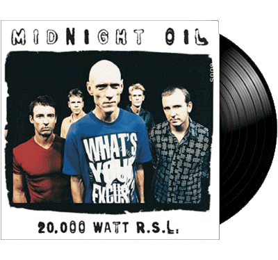 20,000 Watt R.S.L. - 1997-20,000 Watt R.S.L. - 1997 Midnight Oil New Wave Música Multimedia 