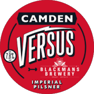 Versus imperial pilsner-Versus imperial pilsner Camden Town Royaume Uni Bières Boissons 