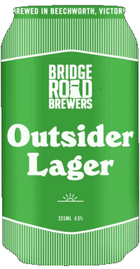 Outsider lager-Outsider lager BRB - Bridge Road Brewers Australia Beers Drinks 