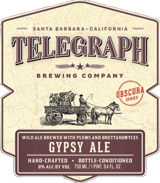 Gypsy ale-Gypsy ale Telegraph Brewing USA Cervezas Bebidas 