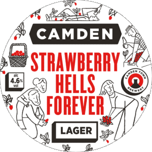 Strawberry hells forever-Strawberry hells forever Camden Town Royaume Uni Bières Boissons 