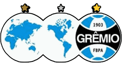 1983-1983 Grêmio  Porto Alegrense Brazil Soccer Club America Logo Sports 