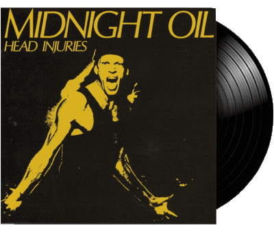 Head Injuries - 1979-Head Injuries - 1979 Midnight Oil New Wave Music Multi Media 