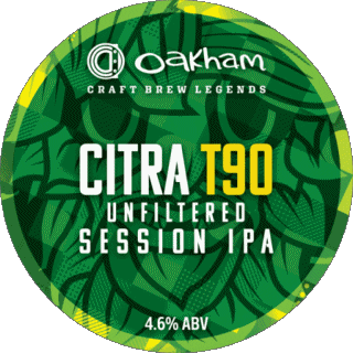 Citra T90-Citra T90 Oakham Ales Royaume Uni Bières Boissons 