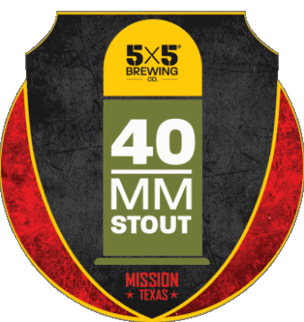 40 MM stout Mission Texas-40 MM stout Mission Texas 5X5 Brewing CO USA Birre Bevande 
