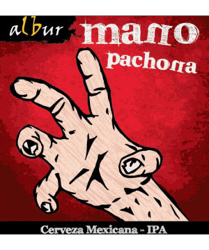 Mano pachona-Mano pachona Albur Mexico Cervezas Bebidas 
