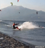 Humor -  Fun Sport Kite Surf Fail 