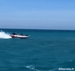 Humor -  Fun Transport Boote Unfall - Laufen auf Grund 