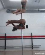 Humor -  Fun PEOPLE Acrobatics Pole Dance Gamelle Fail 