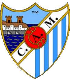 1987-Sport Fußballvereine Europa Logo Spanien Malaga 1987